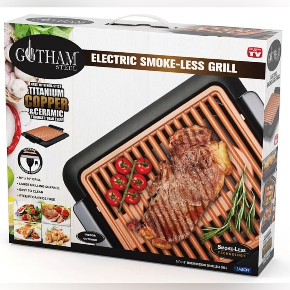 Gotham Steel Electric Smoke-Less Grill